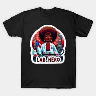 Lab Hero Steminist Power: Celebrating Black Women in Science T-Shirt